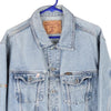 Vintage blue Energie Denim Jacket - mens medium