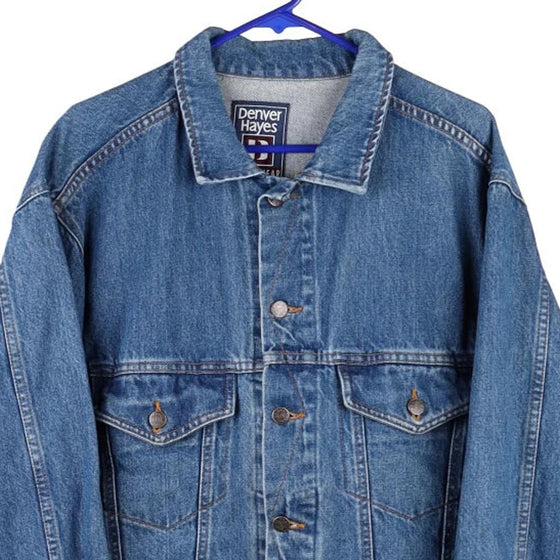 Vintage blue Denver Hayes Denim Jacket - mens large
