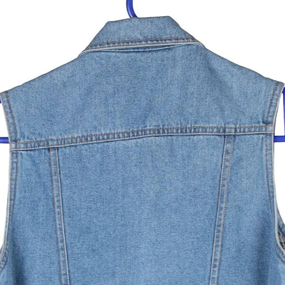 Vintage blue Tangibles Denim Gilet - womens x-small