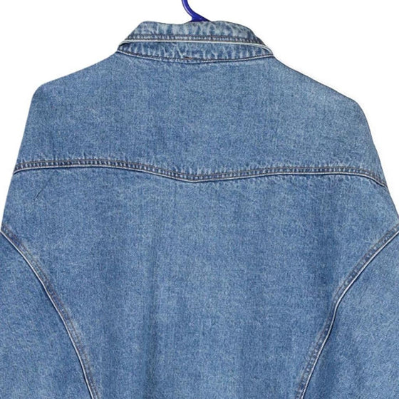 Vintage blue Unbranded Denim Jacket - mens large