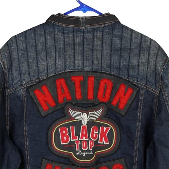 Vintage dark wash Parish Nation Denim Jacket - mens large