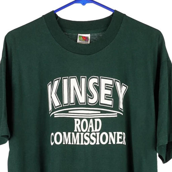 Vintage green Kinsey Fruit Of The Loom T-Shirt - mens large