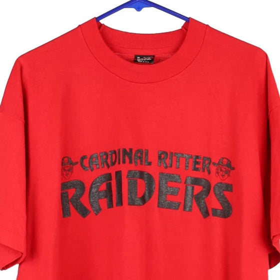 Vintage red Cardinal Ritter Raiders Fruit Of The Loom T-Shirt - mens x-large