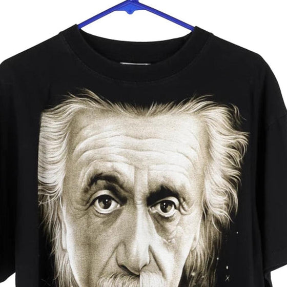 Vintage black Einstein The Roxx T-Shirt - mens x-large