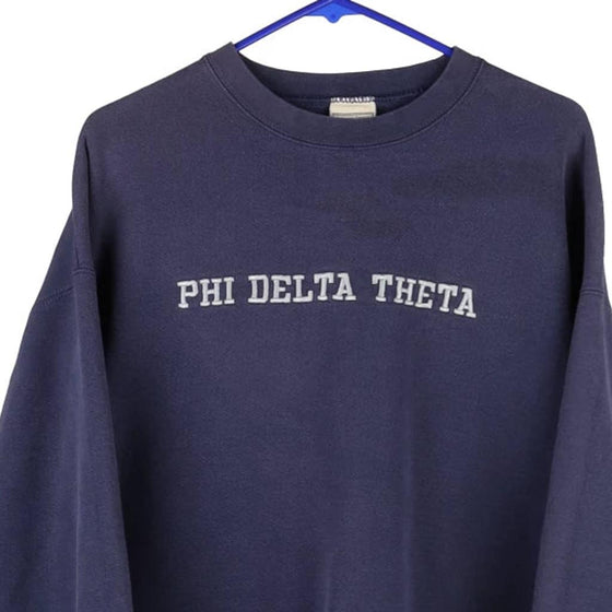 Vintage blue Phi Delta Theta Lee Sweatshirt - mens x-large