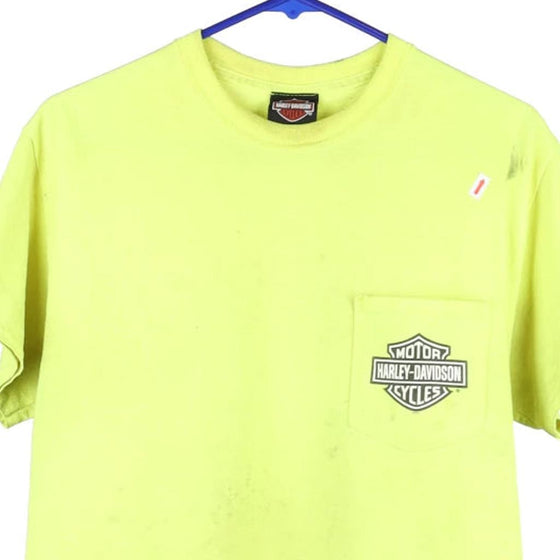 Vintage yellow Appleton, WI Harley Davidson T-Shirt - mens medium