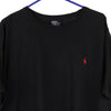 Vintage black Bootleg Ralph Lauren T-Shirt - mens xx-large