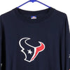Vintage navy Texans Football Reebok Long Sleeve T-Shirt - mens large
