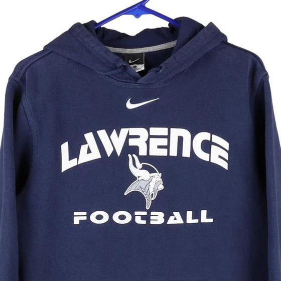 Vintage blue Lawrence Football Nike Hoodie - mens small