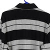 Vintage grey Tommy Hilfiger Long Sleeve Polo Shirt - mens large