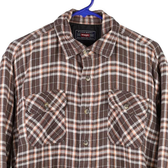 Vintage brown Wrangler Overshirt - mens large