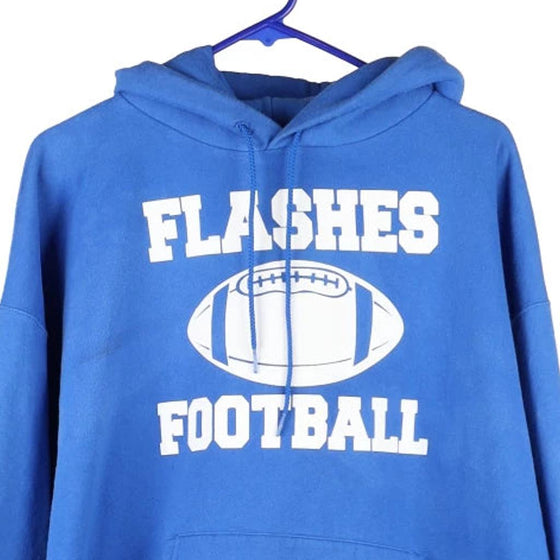 Vintage blue Flashes Football Champion Hoodie - mens x-large