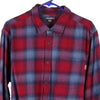 Vintage block colour Eddie Bauer Flannel Shirt - mens x-large