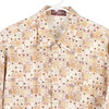 Vintage brown Seafowl Patterned Shirt - mens x-large