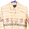 Vintage beige Roper Flannel Shirt - mens large