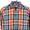 Vintage orange Unbranded Flannel Shirt - mens large