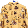 Vintage yellow Outdoor Life Patterned Shirt - mens large