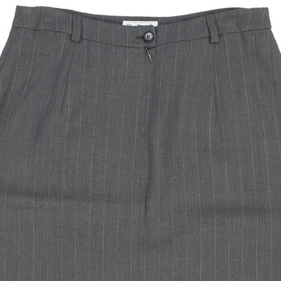 Vintage grey Burberry Mini Skirt - womens 30" waist