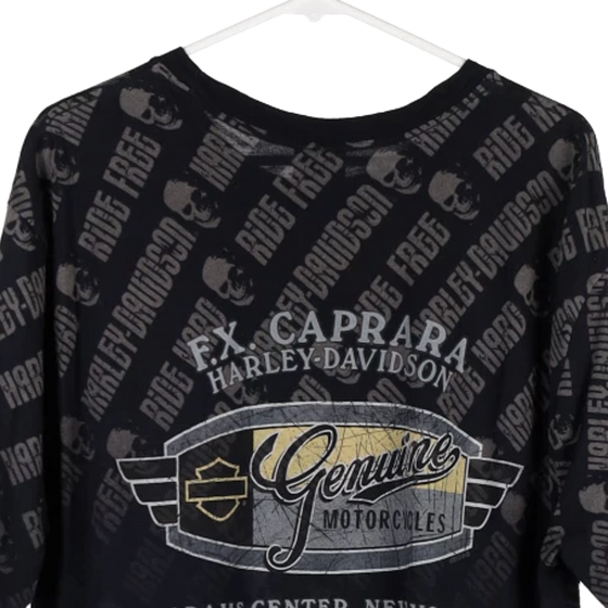 Vintage black New York Harley Davidson T-Shirt - mens x-large