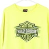 Vintage green Alamo City Harley Davidson Long Sleeve T-Shirt - mens x-large