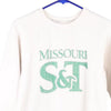 Vintage white Missouri S&T Champion Sweatshirt - womens medium
