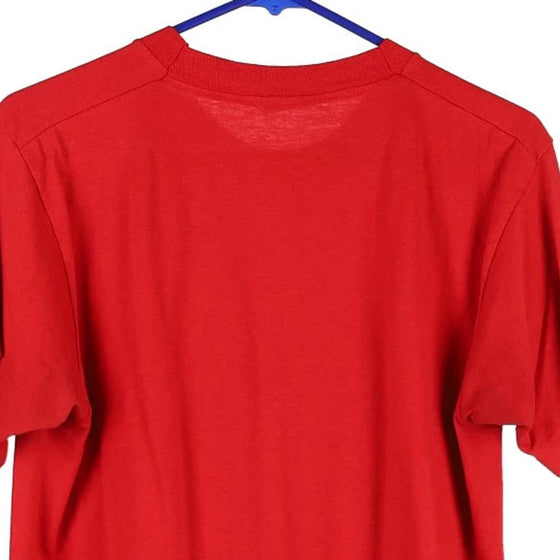 Vintage red Screen Stars T-Shirt - mens medium