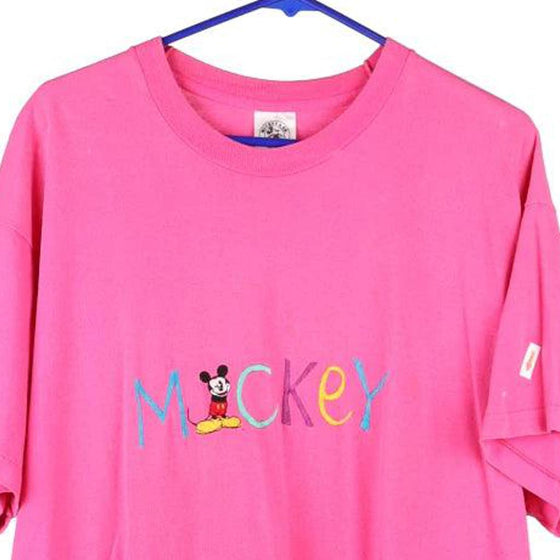 Vintage pink Mickey Mouse Mickey & Co. T-Shirt - mens x-large