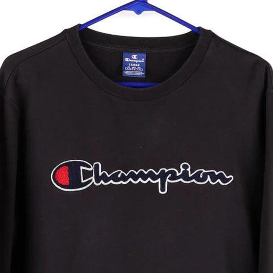 Vintage black Champion Sweatshirt - womens large