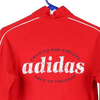 Vintage red Adidas Zip Up - womens small