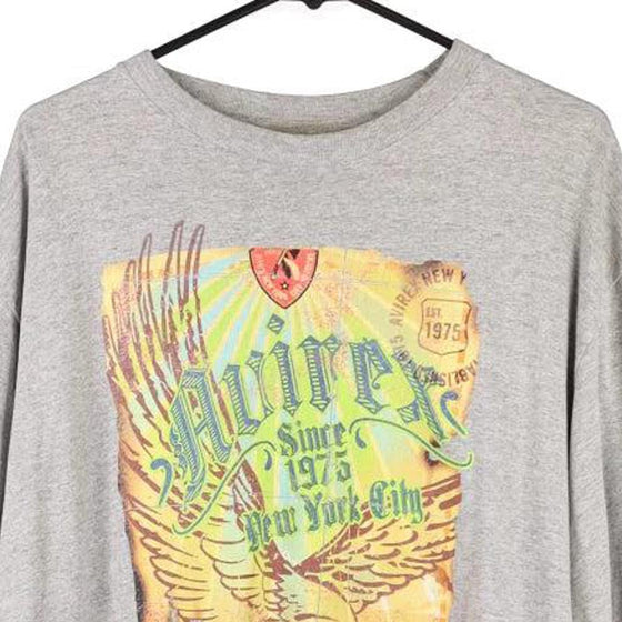 Vintage grey Avirex T-Shirt - mens large