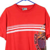 Vintagered California Beach Asics T-Shirt - mens xx-large
