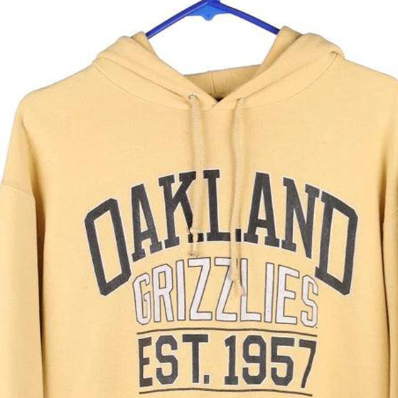 Vintageyellow Oakland Grizzlies Champion Hoodie - mens medium