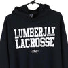 Vintageblack Lumberjax Lacrosse Reebok Hoodie - mens x-large