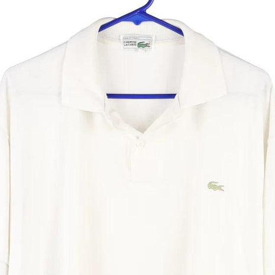 Vintage white Bootleg Lacoste Polo Shirt - mens xx-large