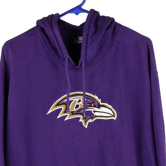 Vintage purple Baltimore Ravens Nfl Hoodie - mens x-large