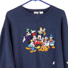 Vintage navy Disney Sweatshirt - womens medium