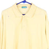 Vintage yellow Belfe Polo Shirt - mens x-large