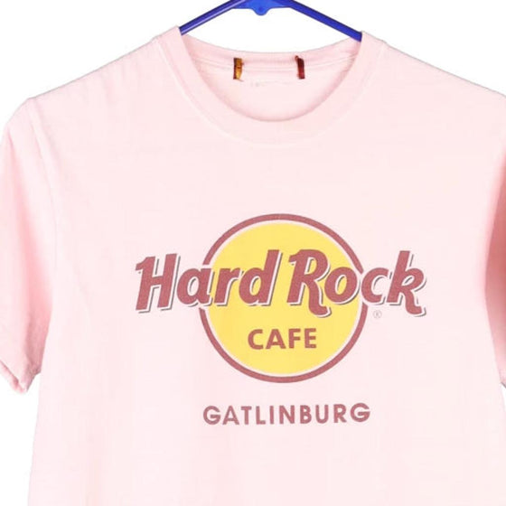 Vintage pink Gatlingburg Hard Rock Cafe T-Shirt - womens medium