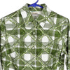 Vintage green Trevira Shirt - womens medium