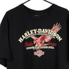 Vintage black Laconia Harley Davidson T-Shirt - mens x-large