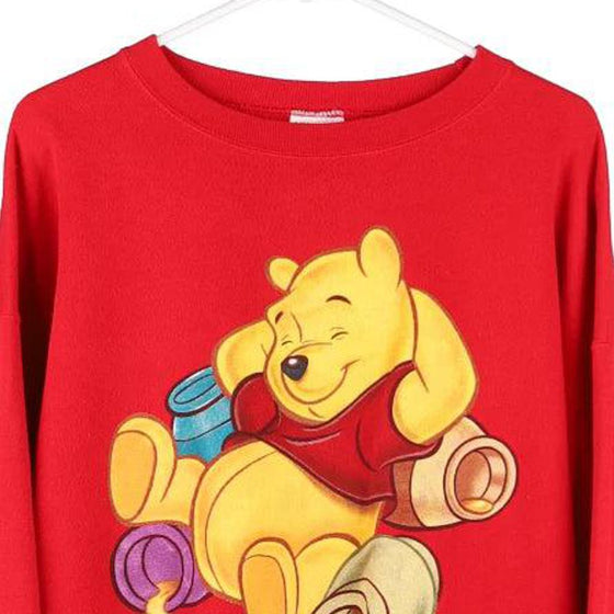 Vintage red Winnie the Pooh Mickey Inc Sweatshirt - mens large
