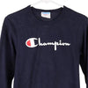 Vintage blue Champion Long Sleeve T-Shirt - mens x-small