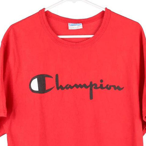 Vintage red Champion T-Shirt - mens x-large