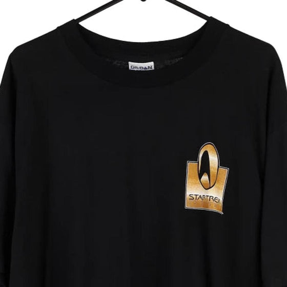 Vintage black Star Trek Gildan T-Shirt - mens x-large