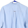Vintage blue Tommy Hilfiger Short Sleeve Shirt - mens x-large