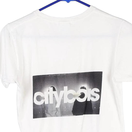 Vintage white City Bois Russell Athletic T-Shirt - mens small