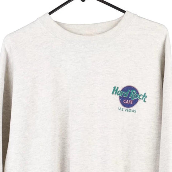 Vintage grey Las Vegas Hard Rock Cafe Sweatshirt - mens large