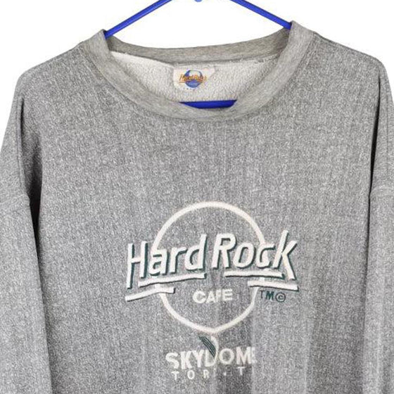 Vintage grey Toronto Hard Rock Cafe Sweatshirt - mens x-large