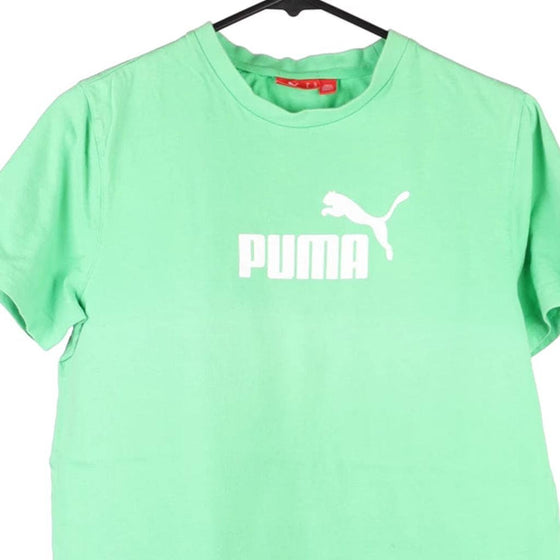 Vintage green Age 11-12 Puma T-Shirt - boys x-large