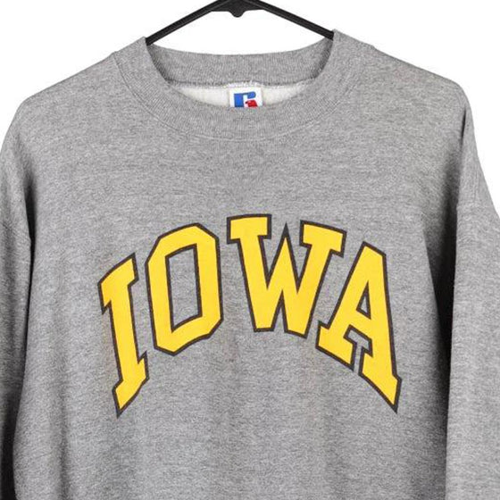 Vintage grey Iowa Russell Athletic Sweatshirt - mens large